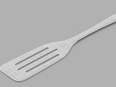 Wooden Kitchenware Collection 3D Model