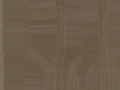 Wooden Kitchenware Collection 3D Model