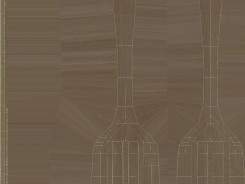 Wooden Kitchenware Collection 3D Model