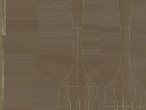 Wooden Kitchenware Collection 3D Model