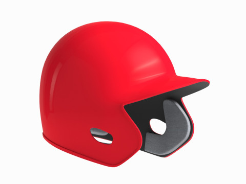 Baseball Batting Helmet 01 3D मॉडल