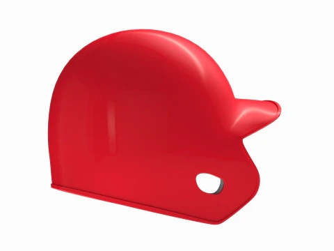 Baseball Batting Helmet 01 3D Model