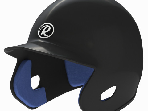 Baseball Batting Helmet 02 3D मॉडल