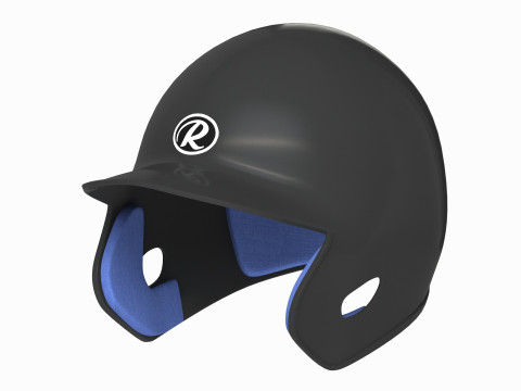Baseball Batting Helmet 02 Model 3D