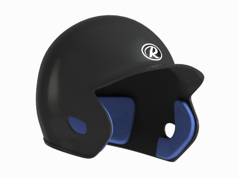 Baseball Batting Helmet 02 Model 3D