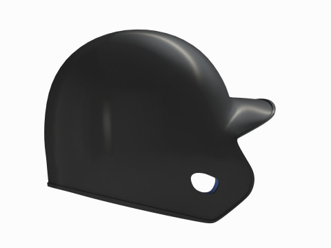 Baseball Batting Helmet 02 Model 3D