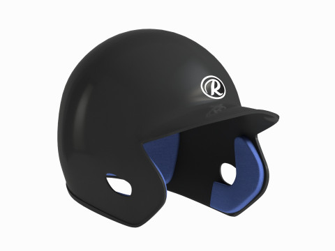 Baseball Batting Helmet 02 Model 3D