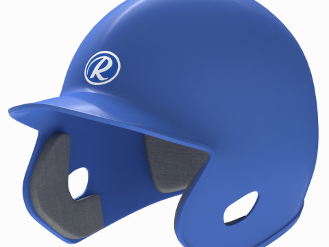 Baseball Batting Helmet 03 3D Model