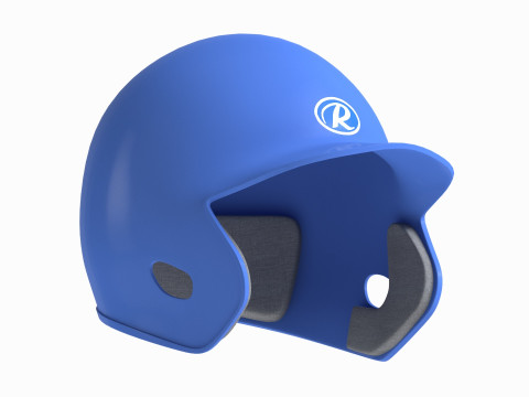 Baseball Batting Helmet 03 3D Model