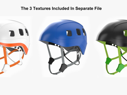 Safety Or Climbing Helmet 02 3D Model
