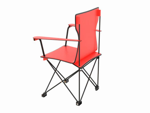 Folding Chair 01 3D Model