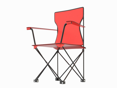 Folding Chair 01 3D Model