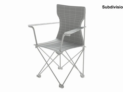 Folding Chair 01 3D Model