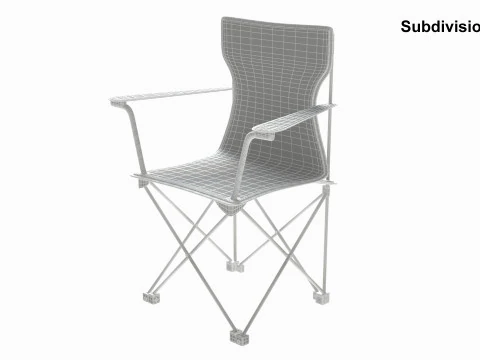 Folding Chair 01 3D Model