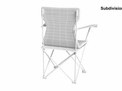 Folding Chair 01 3D Model