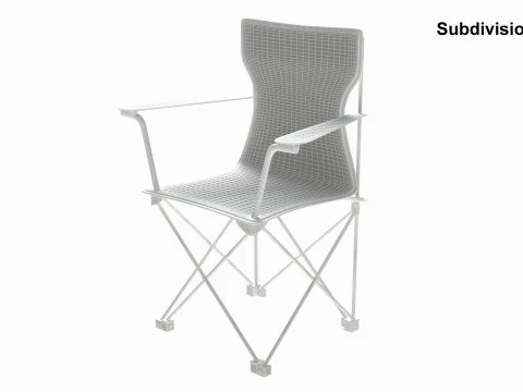 Folding Chair 02 3D Model