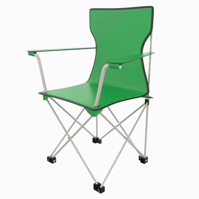 Folding Chair 03 3D Model .c4d .max .obj .3ds .fbx .stl .blend 