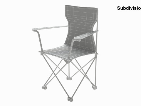 Folding Chair 03 3D Model