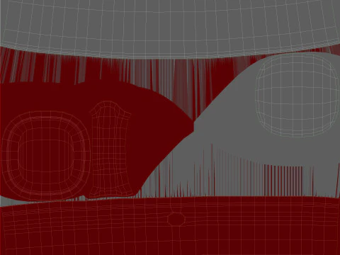Coffee Mug Red 3D Model