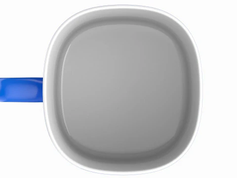 Coffee Mug Blue 3D Model