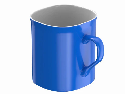 Coffee Mug Green 3D Model