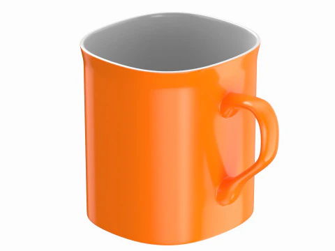 Coffee Mug Green 3D Model