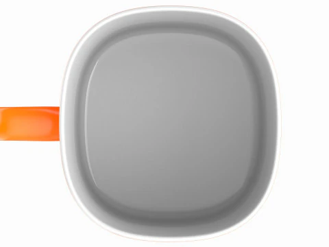 Coffee Mug Orange 3D Model