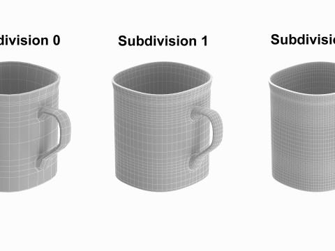 Nescafe Coffee Cup Red 3Dモデル