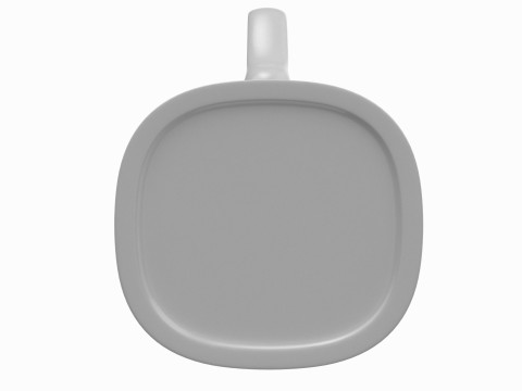 Nescafe Coffee Cup White 3D Model