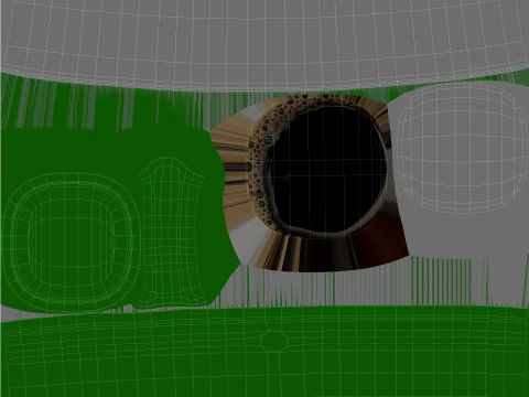 Coffee Mug Orange With Coffee 3D Model