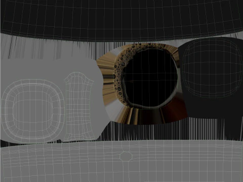 Coffee Mug Orange With Coffee 3D Model