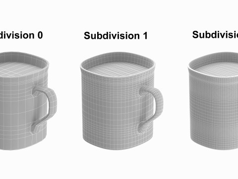 Coffee Mug Black With Coffee 3D Model