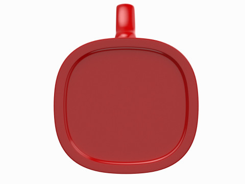 Nescafe Coffee Cup Red With Coffee 3D Model