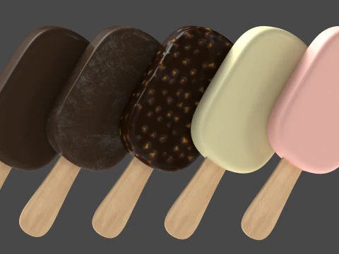 Ice Cream 3D Model