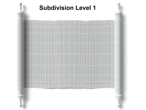 Scroll 01 3D Model
