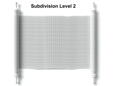 Scroll 01 3D Model