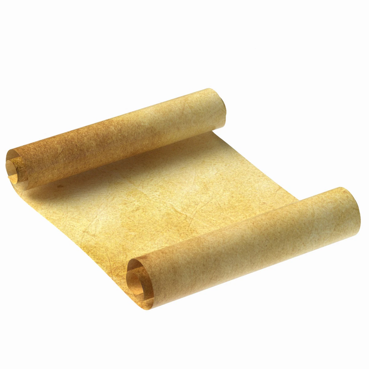 Scroll 04 3D Model .c4d .max .obj .3ds .fbx .stl .blend 