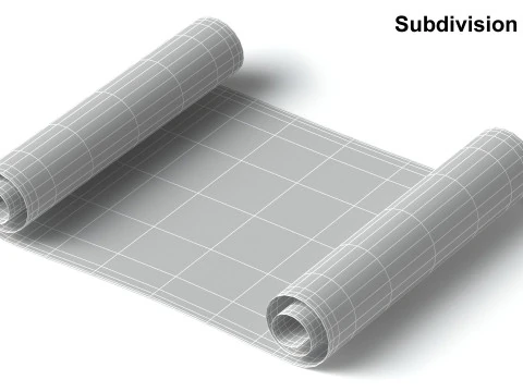 Scroll 04 3D Model
