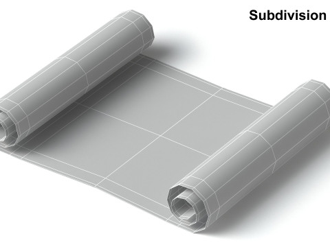 Scroll 04 Model 3D