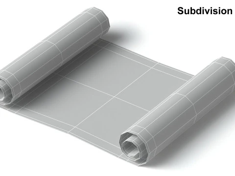 Scroll 04 3D Model