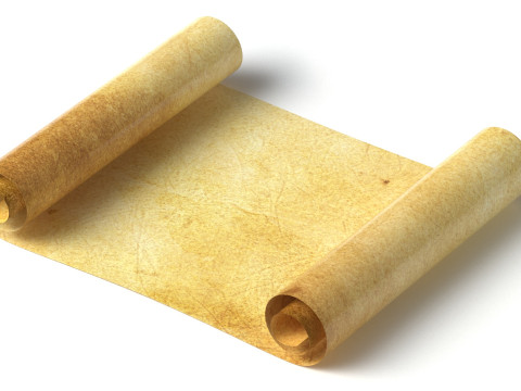 Scrolls Set 3D मॉडल