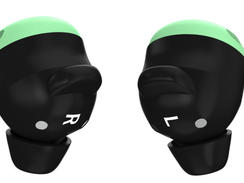 Google Pixel Buds Pro 2 Wintergreen Modelo 3D
