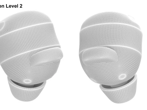Google Pixel Buds Pro 2 Wintergreen 3D Model