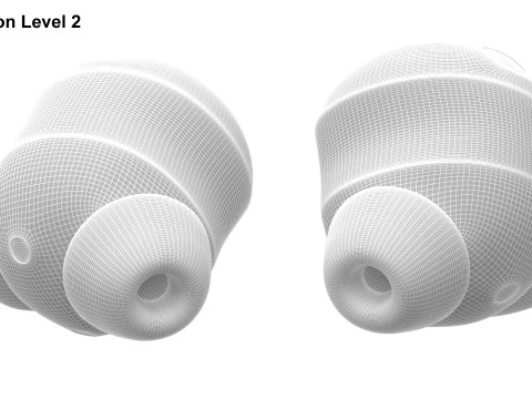 Google Pixel Buds Pro 2 Wintergreen 3D Model