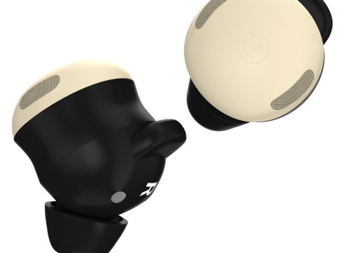 Google Pixel Buds Pro 2 Porcelain 3D Model