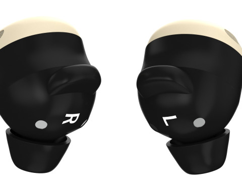 Google Pixel Buds Pro 2 Porcelain Modelo 3D