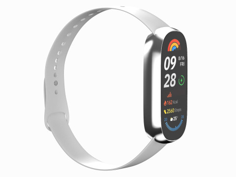 Xiaomi Smart Band 9 White Modello 3D