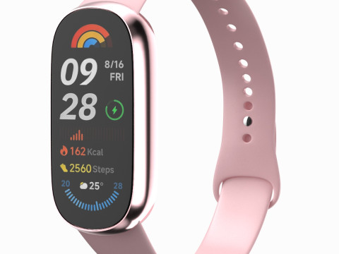 Xiaomi Smart Band 9 Pin 3D 모델