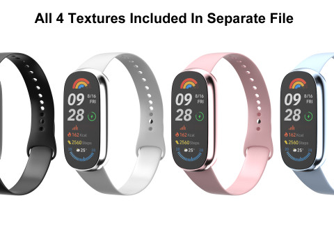 Xiaomi Smart Band 9 Pin Model 3D