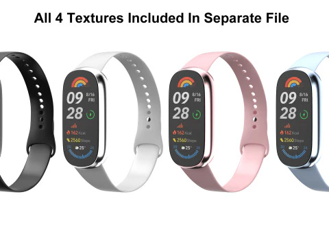 Xiaomi Smart Band 9 Pin 3D Model